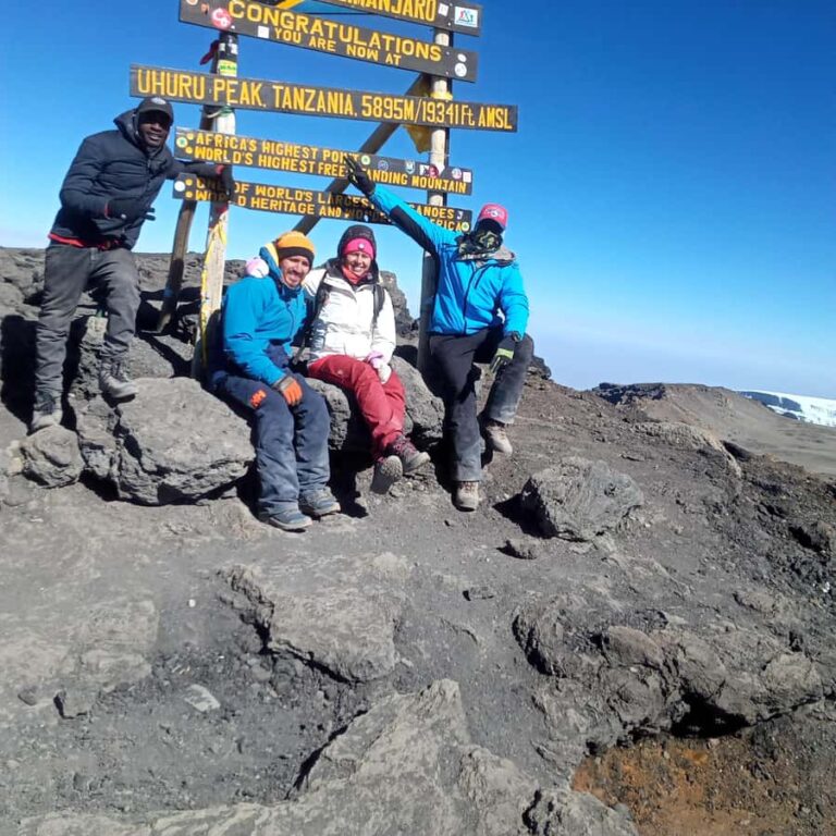 7 Days Mount Kilimanjaro climbing on Lemosho Route